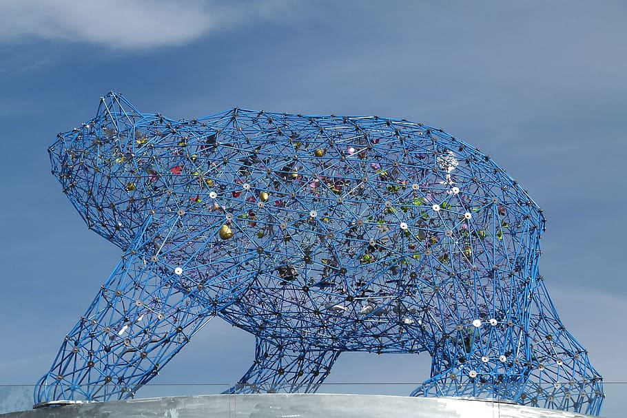 art, bear, grid, animal, mammal, kelowna, british columbia HD wallpaper