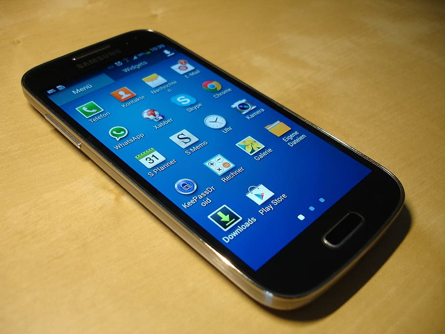 HD wallpaper: black Samsung Galaxy Android smartphone turned-on, galaxy s4  mini | Wallpaper Flare