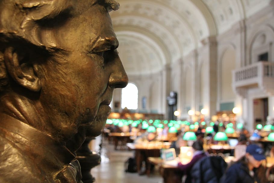 boston, public, library, study, education, historic, monument HD wallpaper