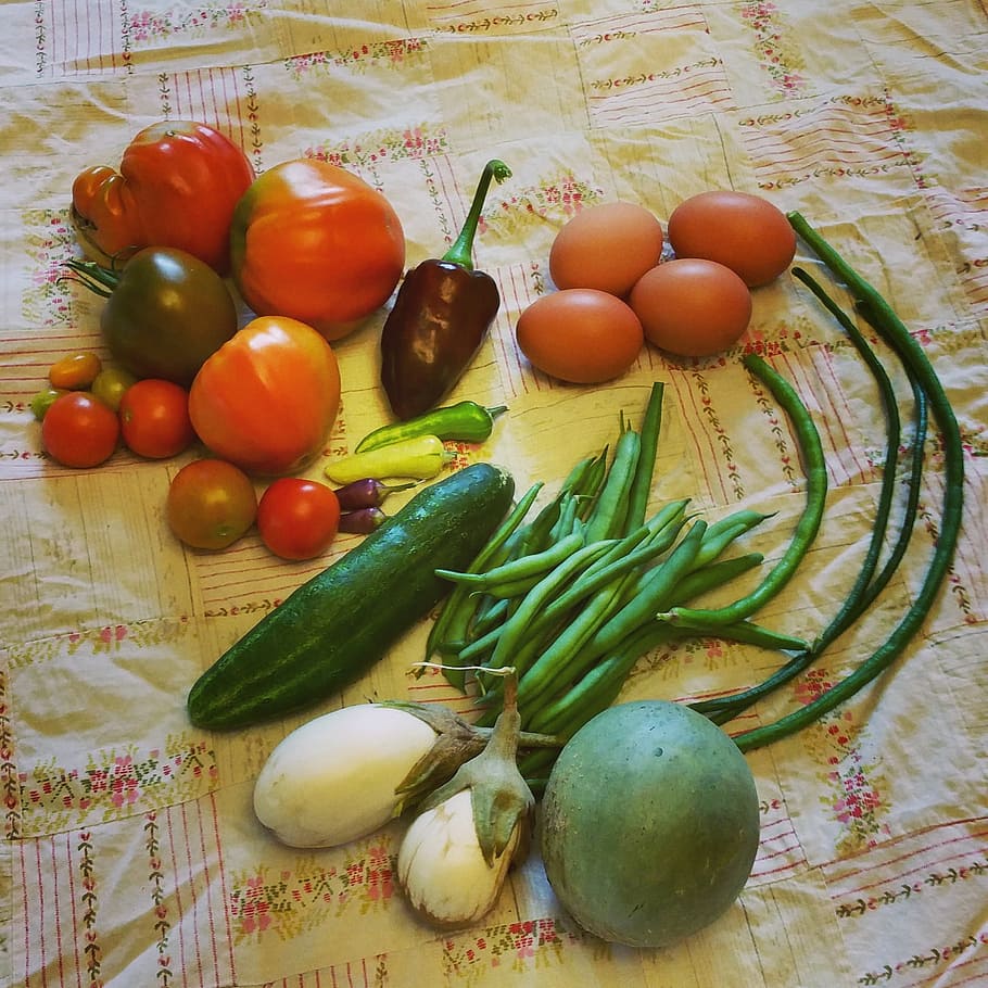garden, vegetables, heirloom, food, food and drink, healthy eating HD wallpaper