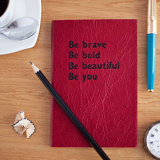 be brave Be bold Be beautiful Be you printed book, still, items HD wallpaper