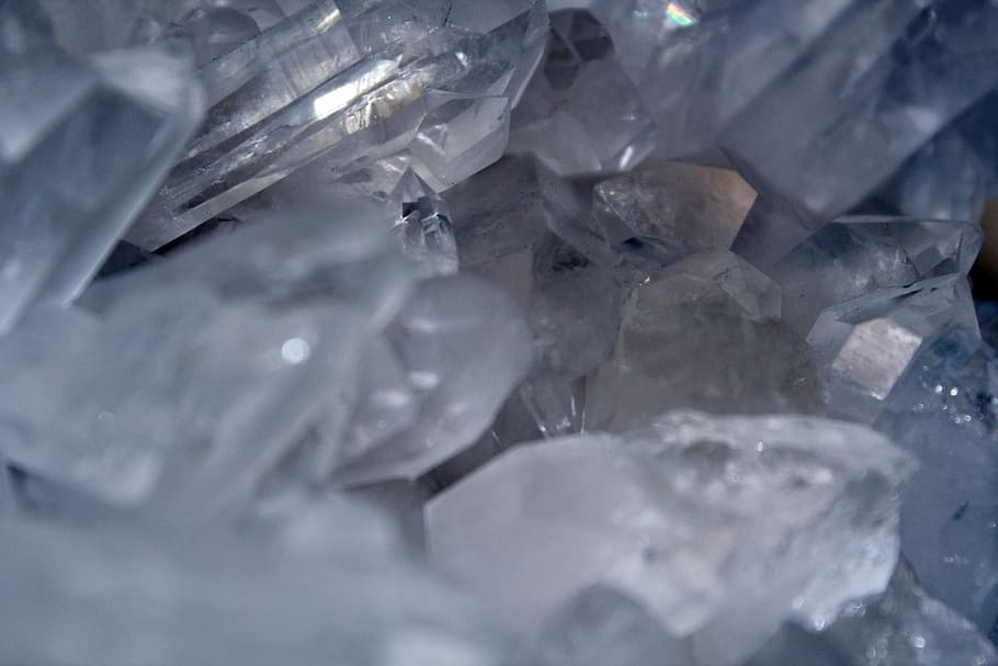 Crystals, Sharp, White, Shiny, expensive, object, collection HD wallpaper