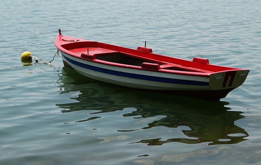 boat, lake, nautical vessel, water, reflection, waterfront HD wallpaper