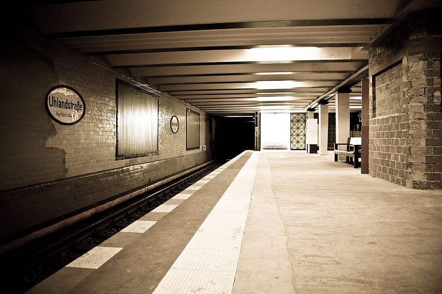 metro, station, berlin, stop, transport, underground, architecture HD wallpaper