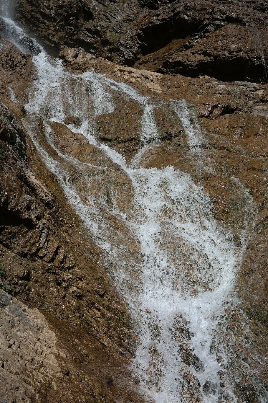 zipfel case, waterfall, hike, steep, zipfel brook case, splash HD wallpaper