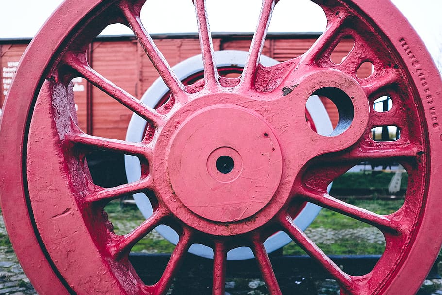 train wheel, industry, old-fashioned, transportation, retro Styled HD wallpaper