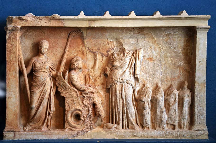 Elefsis, Greece, Old, Gods, statures, old gods, religion, historically HD wallpaper