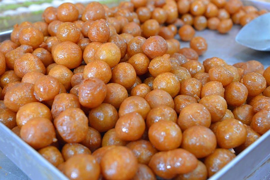 middle eastern, desserts, loukamades, food, food and drink HD wallpaper