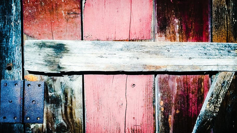 Gate, Door, Old, backgrounds, wood - material, weathered, full frame HD wallpaper