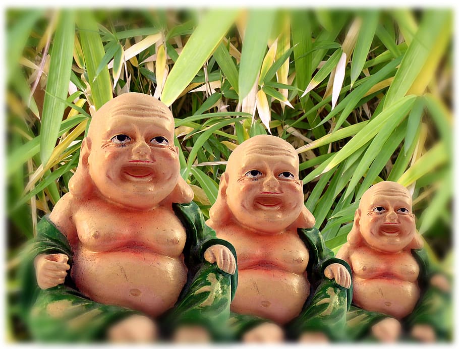 Hotei buddha, buddah, figures, believe, religion, buddhism HD wallpaper