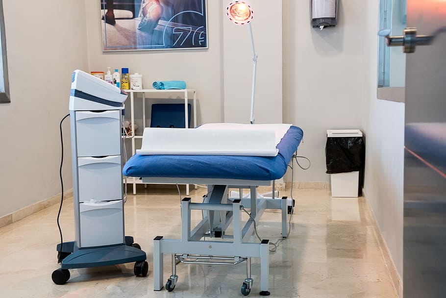 tens, electroestimulacion, stretcher, hospital, healthcare and medicine, HD wallpaper