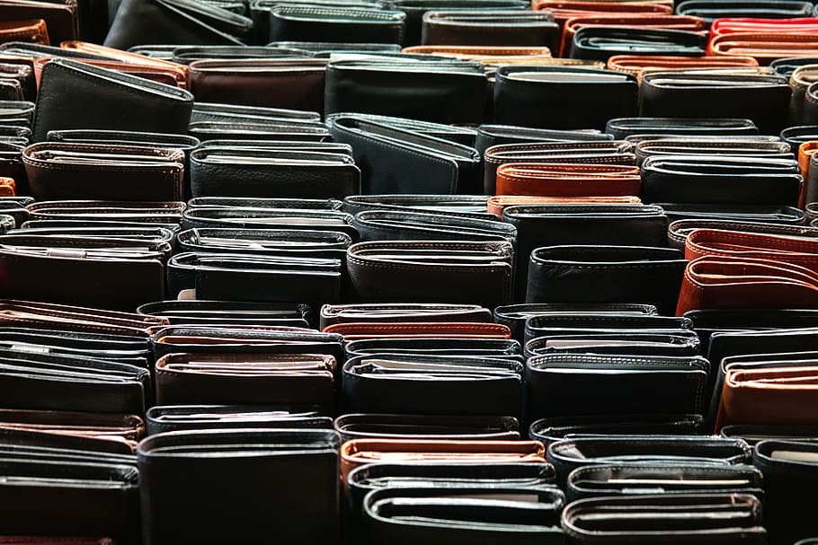 assorted wallet lot, purse, purses, pay, shopping, money, leather HD wallpaper