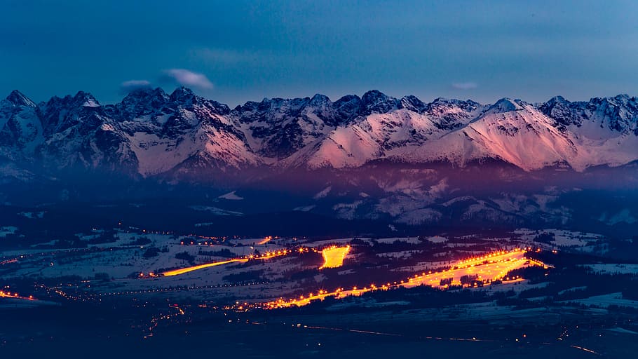 Hd Wallpaper Photography Of White Mountain Landscape Photography Of Mountain Coated With Snow Wallpaper Flare