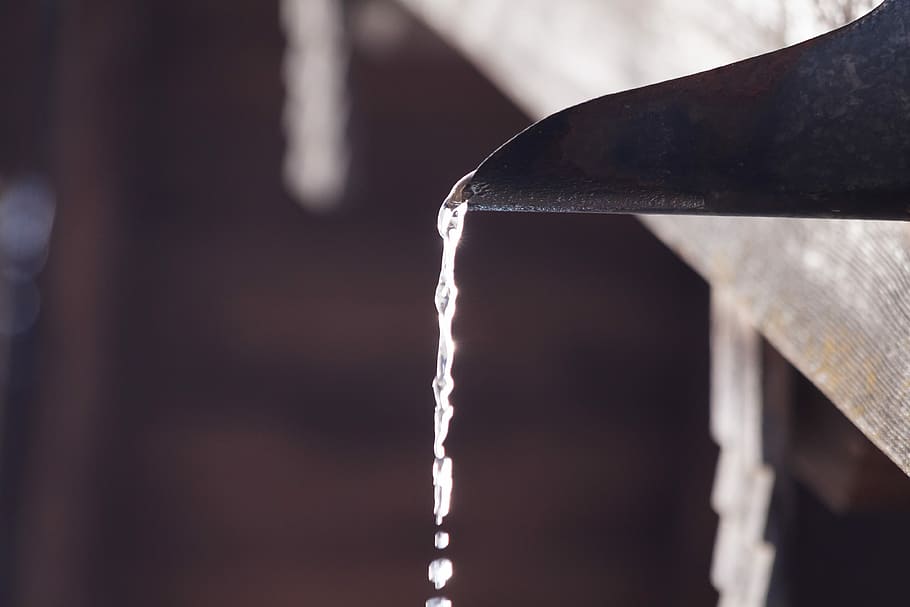 Water, Drain, Gully, Gutter, Metal, water drain, gargoyle, barn HD wallpaper