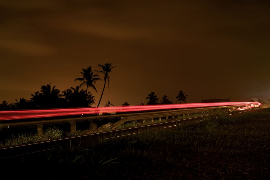 light, night, trail, speed, road, motion, traffic, fast, drive HD wallpaper