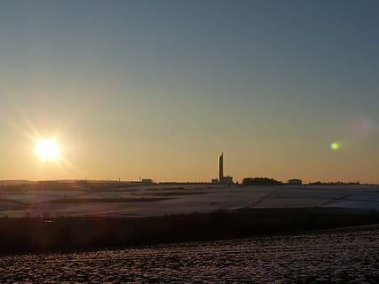 Landscape, Wintry, Arable, Field, cultivation, agriculture HD wallpaper