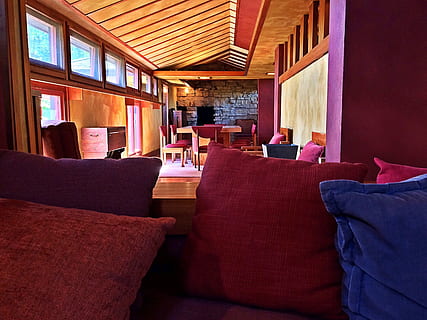 frank lloyd wright, architect, studio, taliesin, furniture HD wallpaper