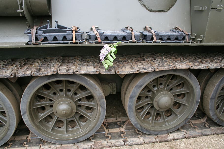 Tanks, Lilac, Flowers, transportation, day, outdoors, no people HD wallpaper