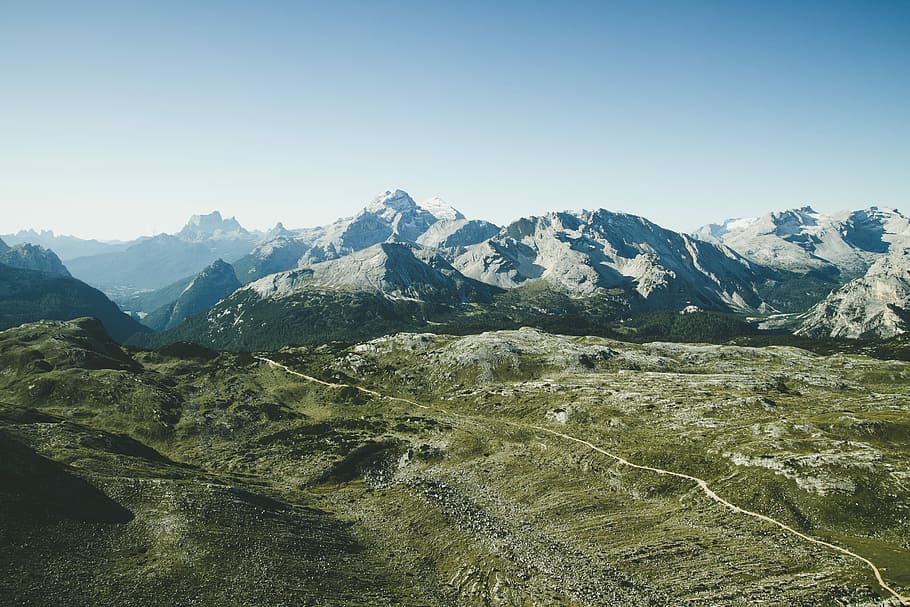 birds eye photography of forest, bird's-eye view photography of mountains HD wallpaper