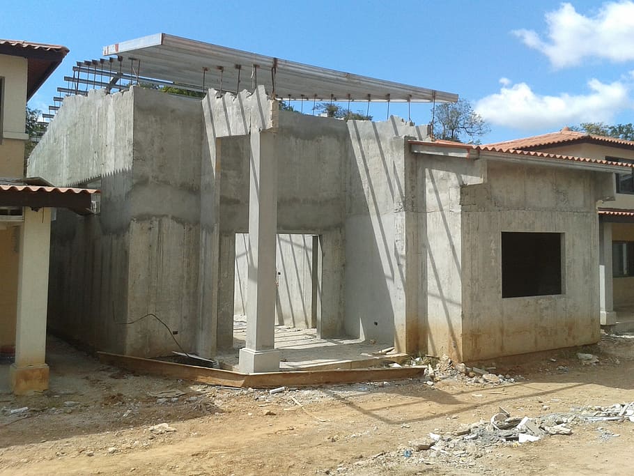 construction, architecture, house, ceiling, panama, facade HD wallpaper