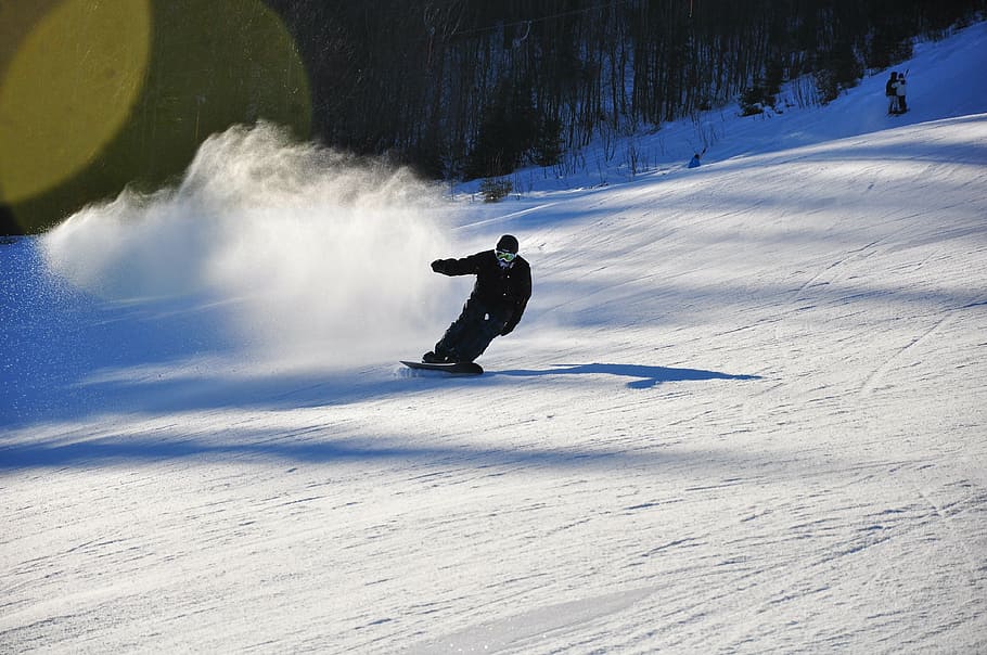 snowboard, boarders, winter, winter sport, cold temperature HD wallpaper