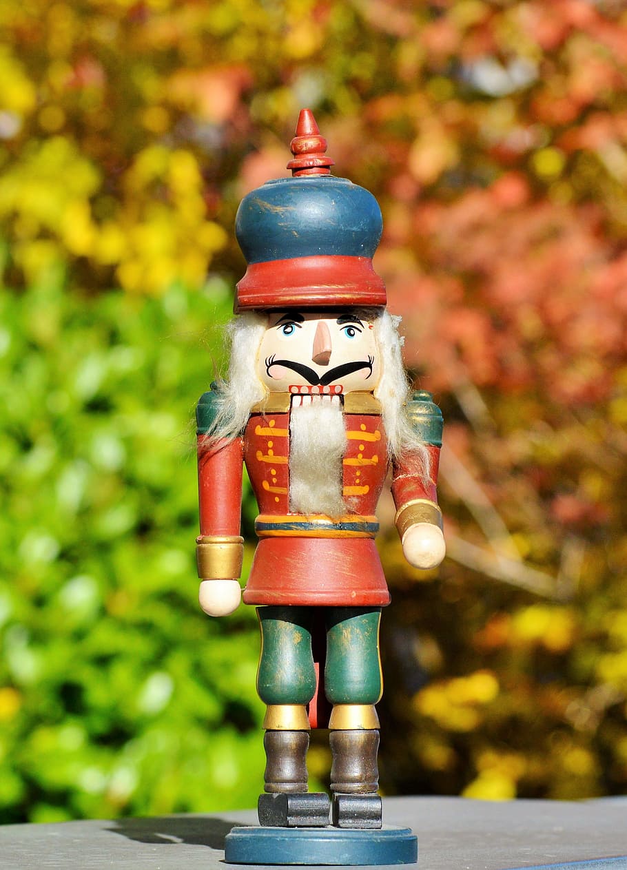 nutcracker, figure, holzfigur, nuts, crack nuts, wooden figures HD wallpaper