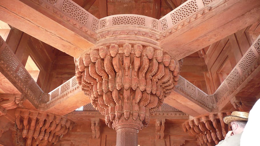 pillar, architectural structure, india, architecture, built structure HD wallpaper