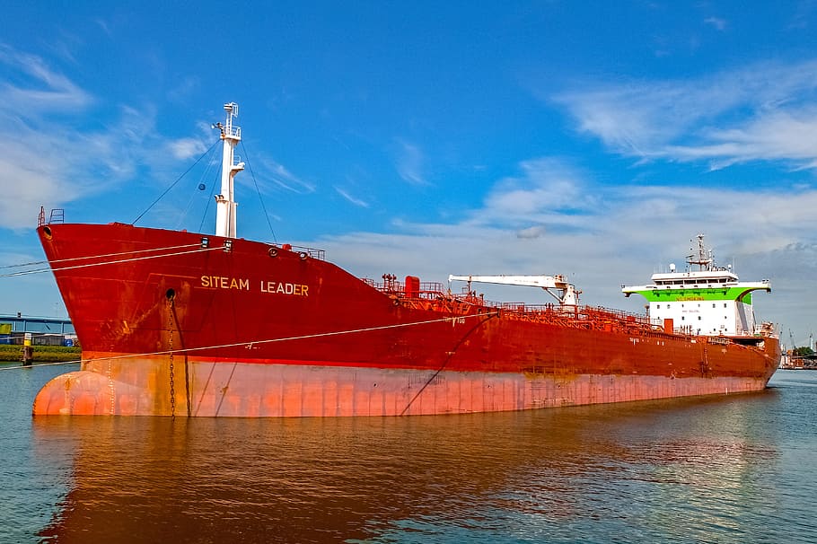 vessel, boat, ship, cargo, lng, harbour, port, marine, rotterdam HD wallpaper