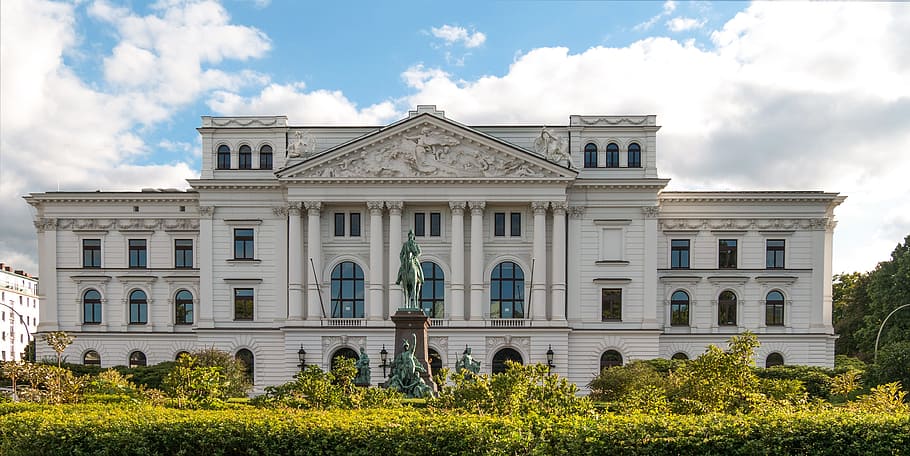 architecture, building, sky, old, home, landmark, town hall HD wallpaper