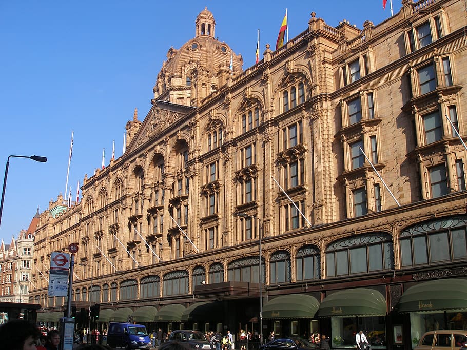 Harrods Knightsbridge London U.K. Europe Stock Photo - Alamy