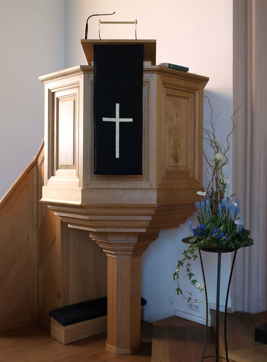 pulpit, sermon, protestant, religion, good friday, mourning HD wallpaper