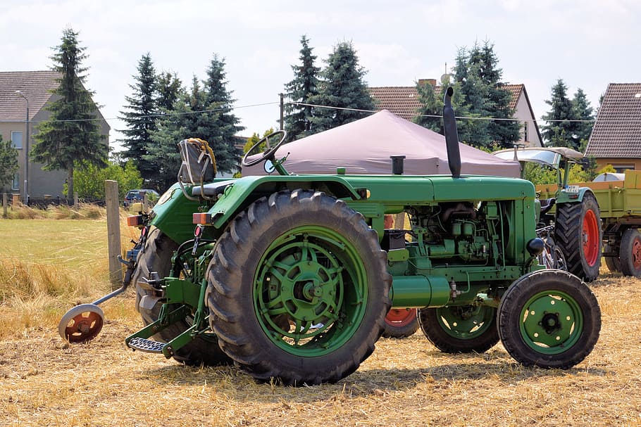 Tractor, Historically, agricultural machine, oldtimer, tractors HD wallpaper