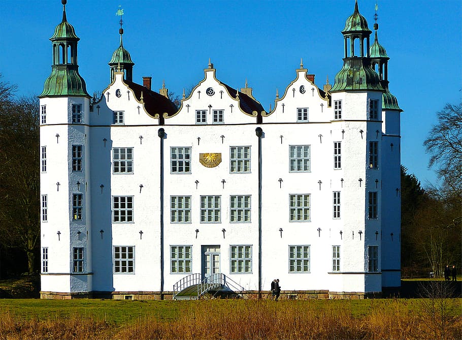 castle, architecture, building, colonial, white building, building exterior HD wallpaper