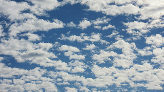altocumulus clouds, sky, altocumulus floccus, pattern, background HD wallpaper