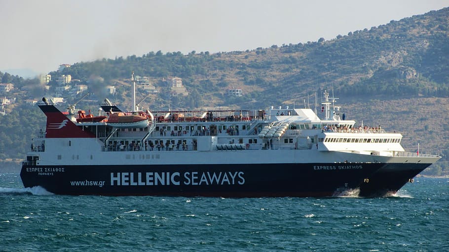 Ferry, Boat, Ship, Sea, Transport, travel, tourism, transportation, HD wallpaper