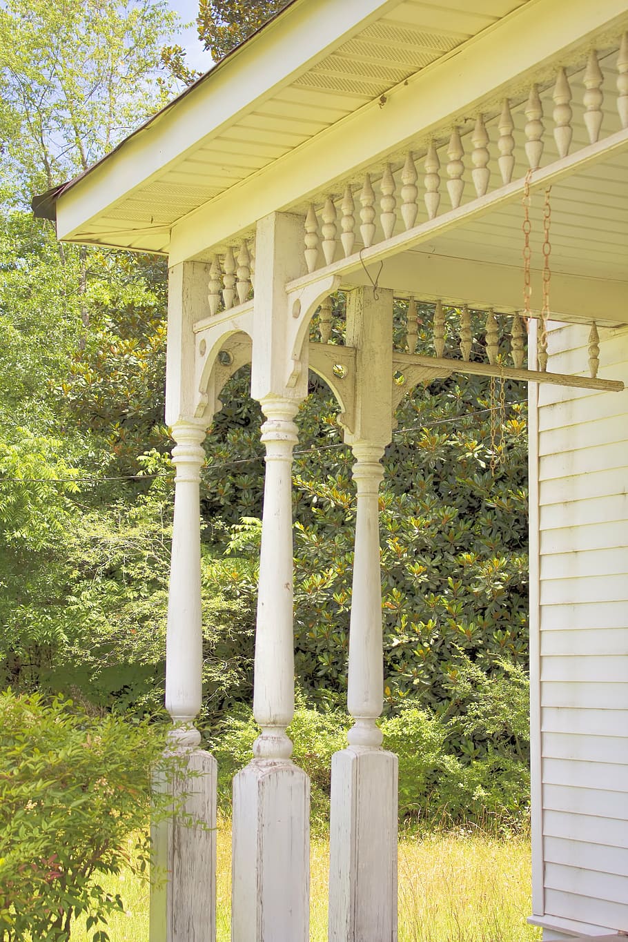 porch, porch railing, home, house, architecture, front, residential, HD wallpaper