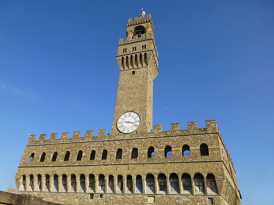 italy, building, architecture, tower, clock tower, building exterior HD wallpaper