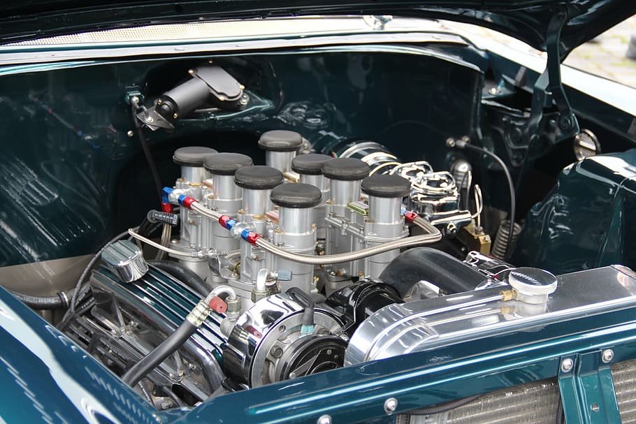 motor, car engine, cylinder, auto, automotive, oldtimer, mode of transportation HD wallpaper