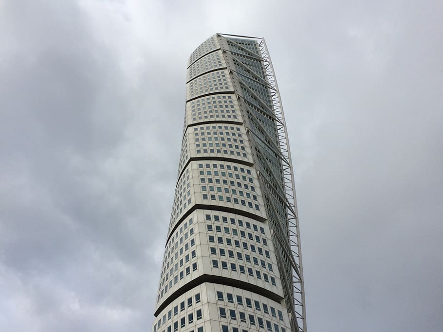 architecture, skyscraper, sweden, built structure, low angle view HD wallpaper