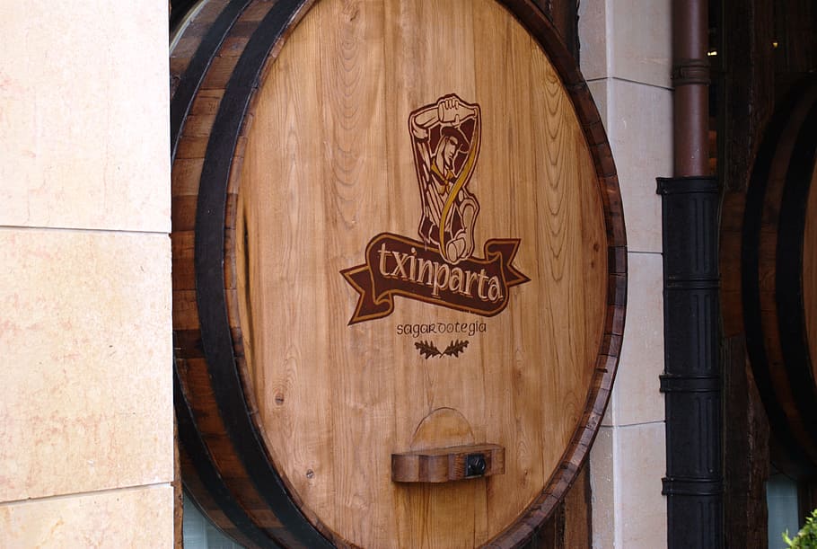 cask cider, cider house, crafts, wood - material, text, door HD wallpaper