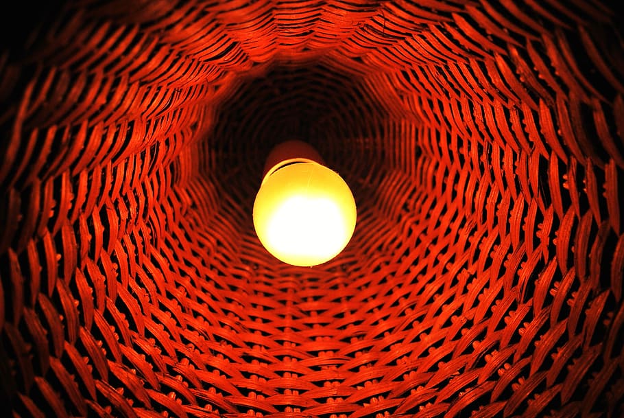 light, basket, wooden, table, geometric shape, pattern, lighting equipment HD wallpaper