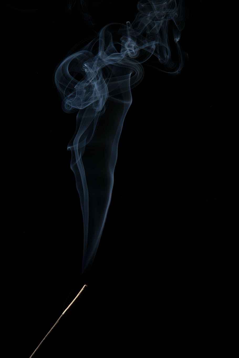 non, fire, incense, abstract, smoke - Physical Structure, backgrounds HD wallpaper