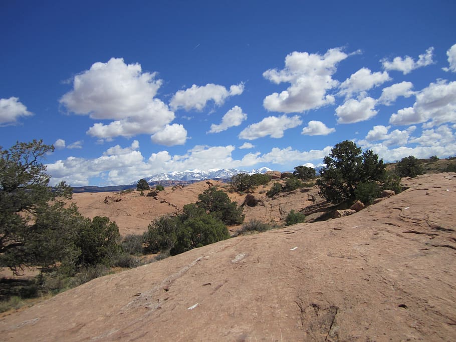 nature, desert, clouds, sky, cloud - sky, tranquil scene, landscape HD wallpaper