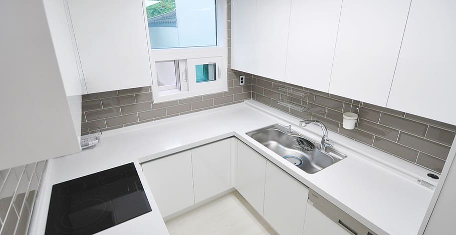 kitchen inside house, Interior, Design, Home, domestic kitchen HD wallpaper