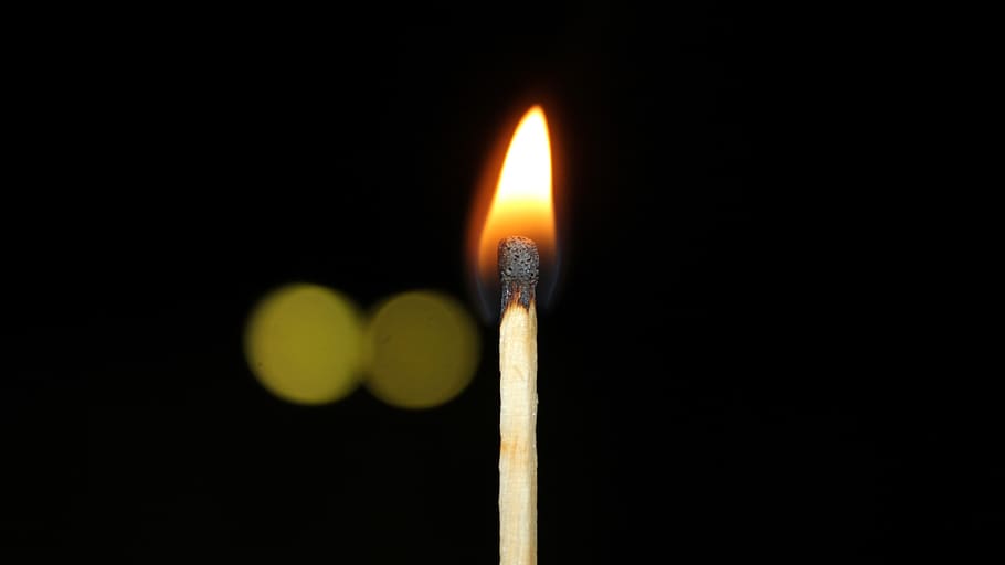 flame, alov, macro, burning, close-up, fire, fire - natural phenomenon HD wallpaper