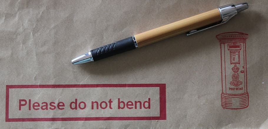 Envelope, Pen, Pillar Box, Mail, Post, office material, office accessories HD wallpaper
