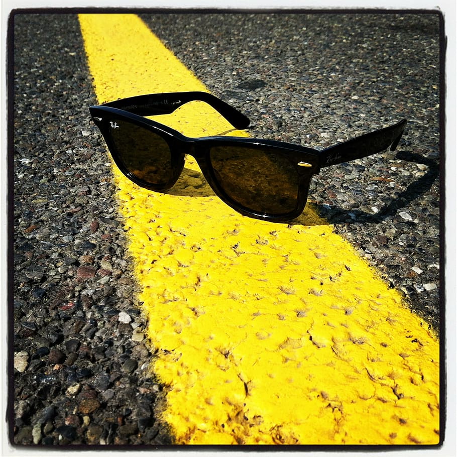 eyewear, instagram, sunglasses, yellow, fashion, close-up, day, HD wallpaper