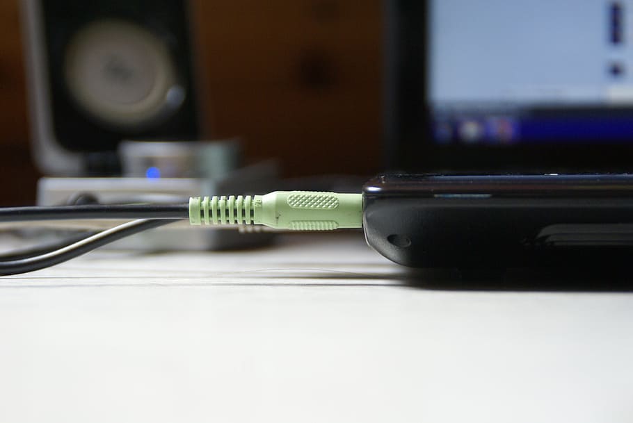 Connector, Speakers, Detail, Notebook, computer, technology HD wallpaper