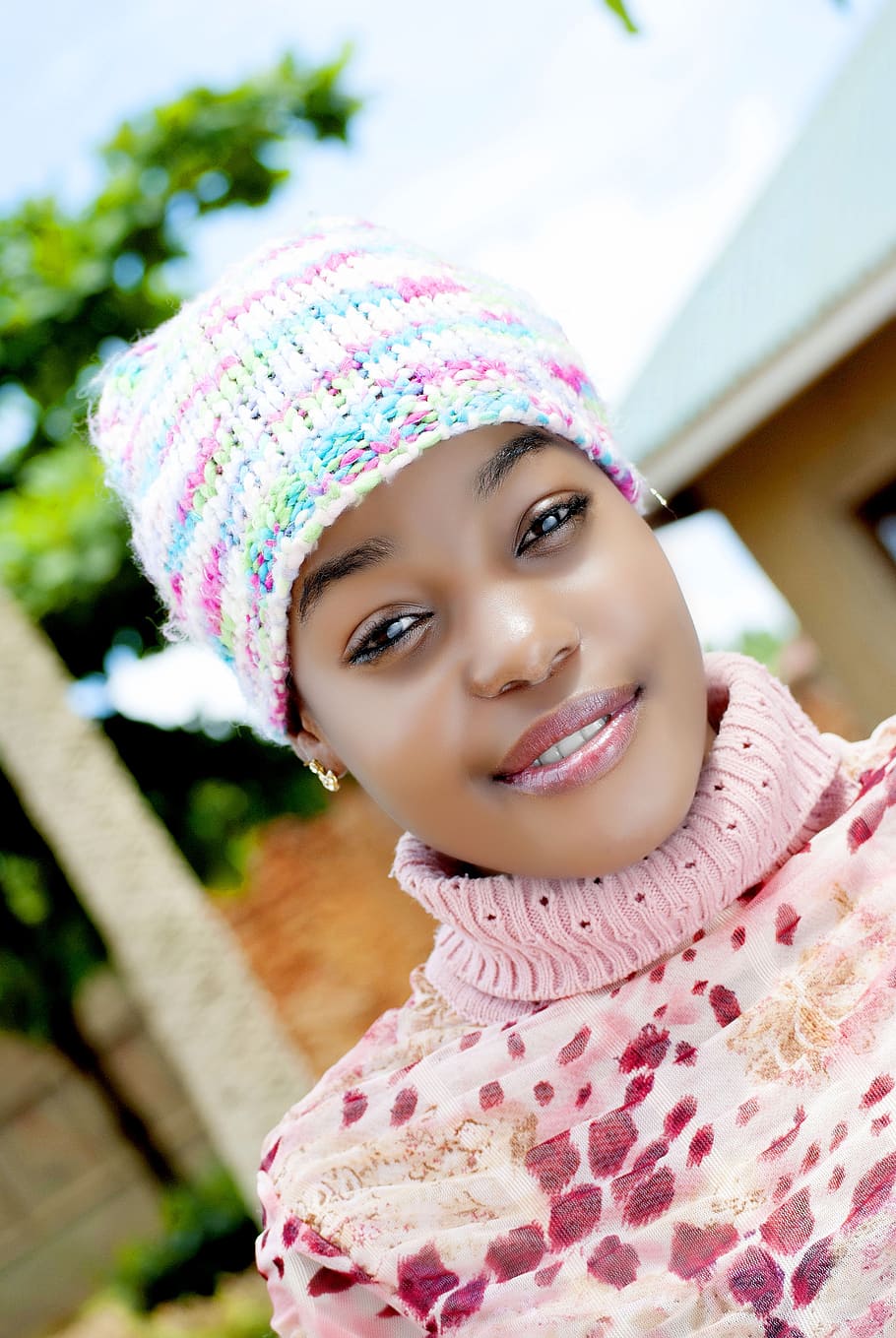 HD wallpaper: woman wearing pink floral turtle-neck top, muslim dressing,  mbogo high school | Wallpaper Flare