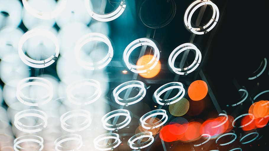 untitled, lights, abstract, bokeh, colour, creative, no people HD wallpaper